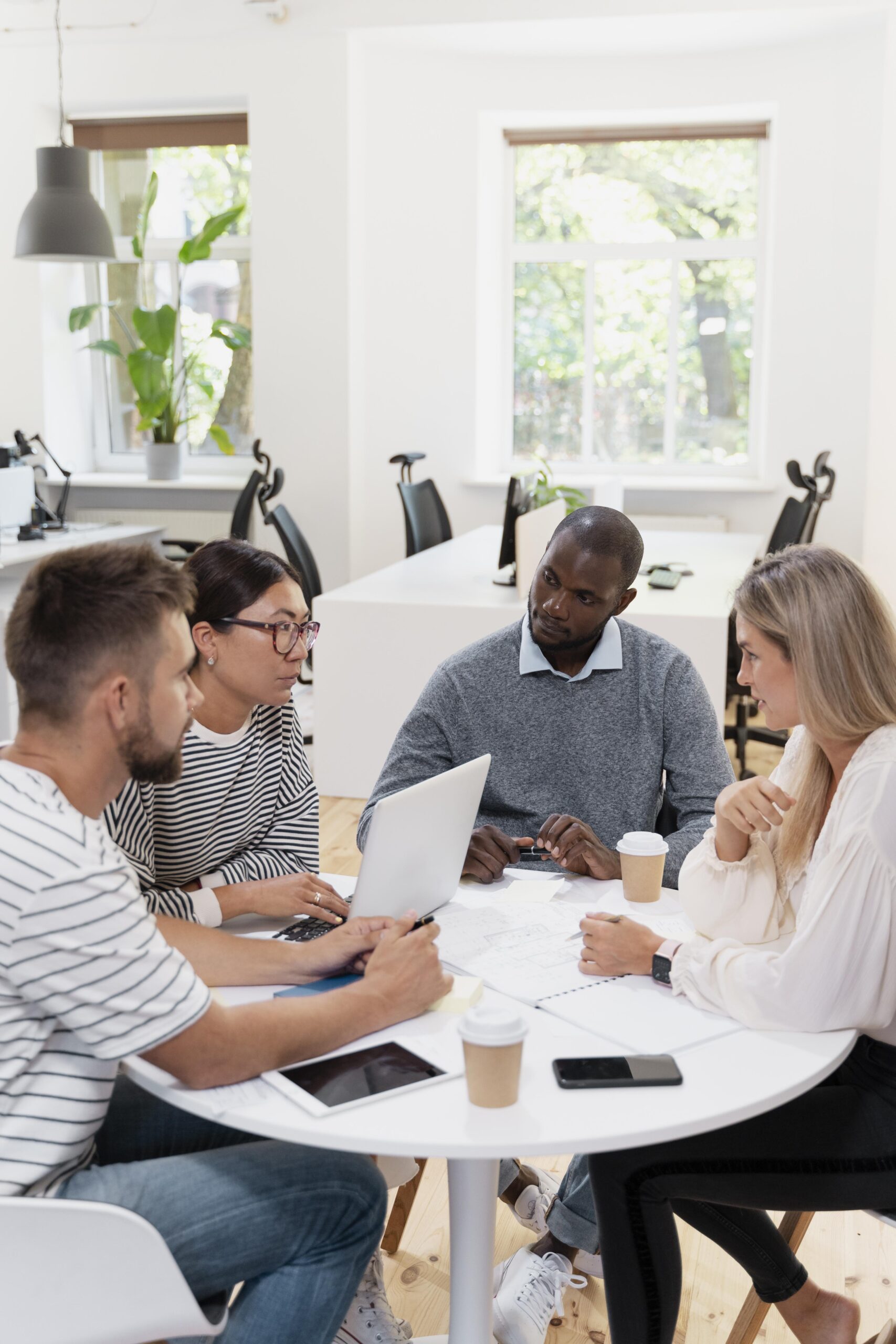 Colleagues meeting